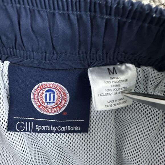 Michigan Wolverines Swim Trunks Mens Medium Navy NCAA College Mesh Liner G-III - Picture 7 of 12